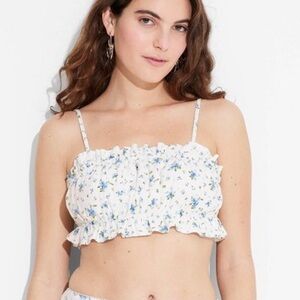 NWT Floral Crop Top